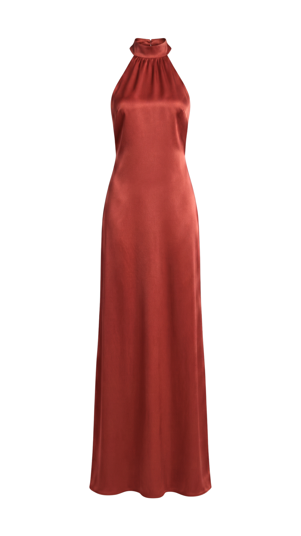 Rouge Halter Open-Back Dress — OxFold